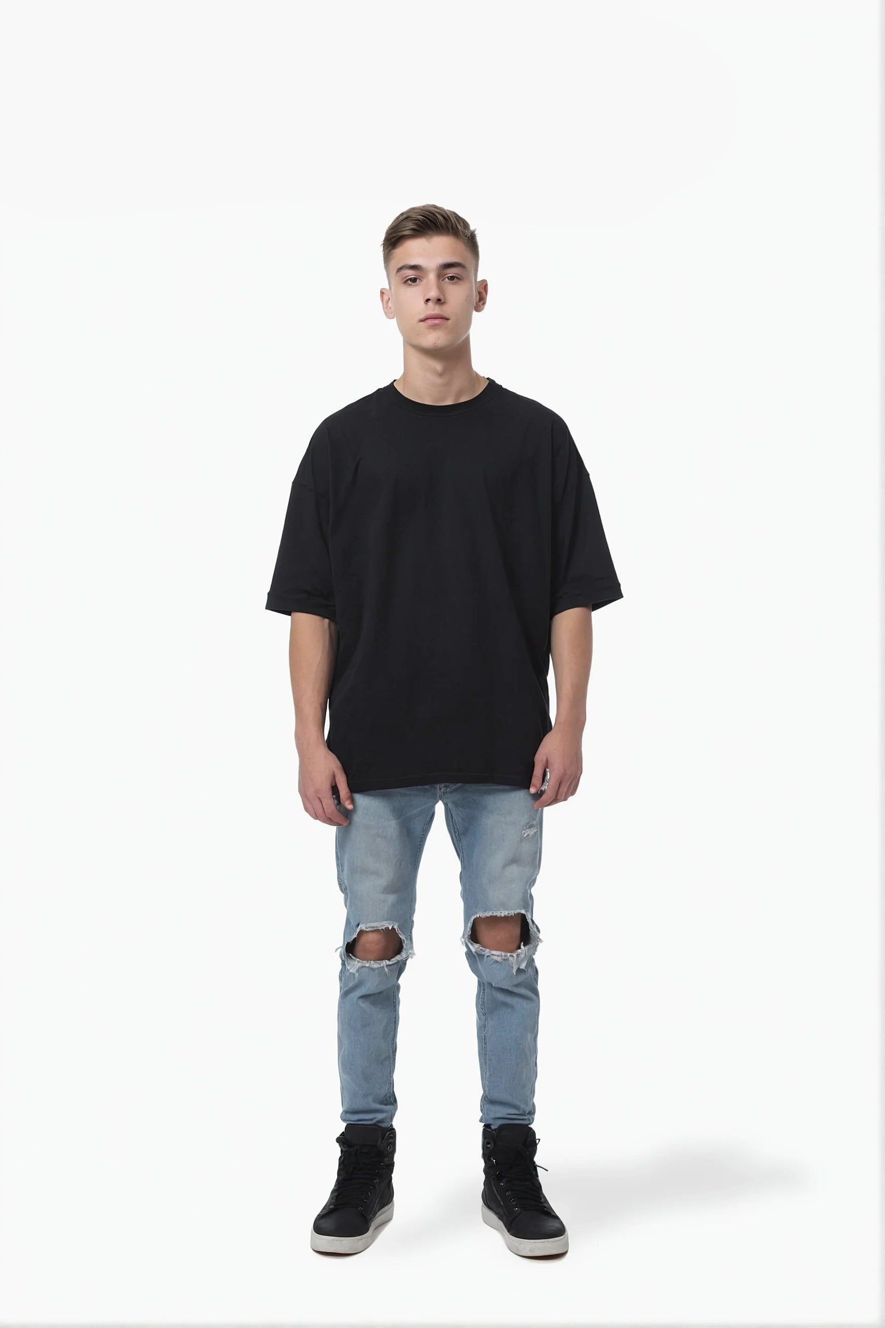 Playera oversize hombre hot sale